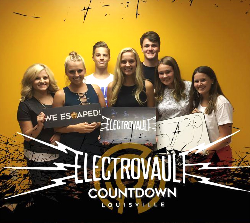 Countdown Louisville escape room Kentucky Louisville escape room team building game